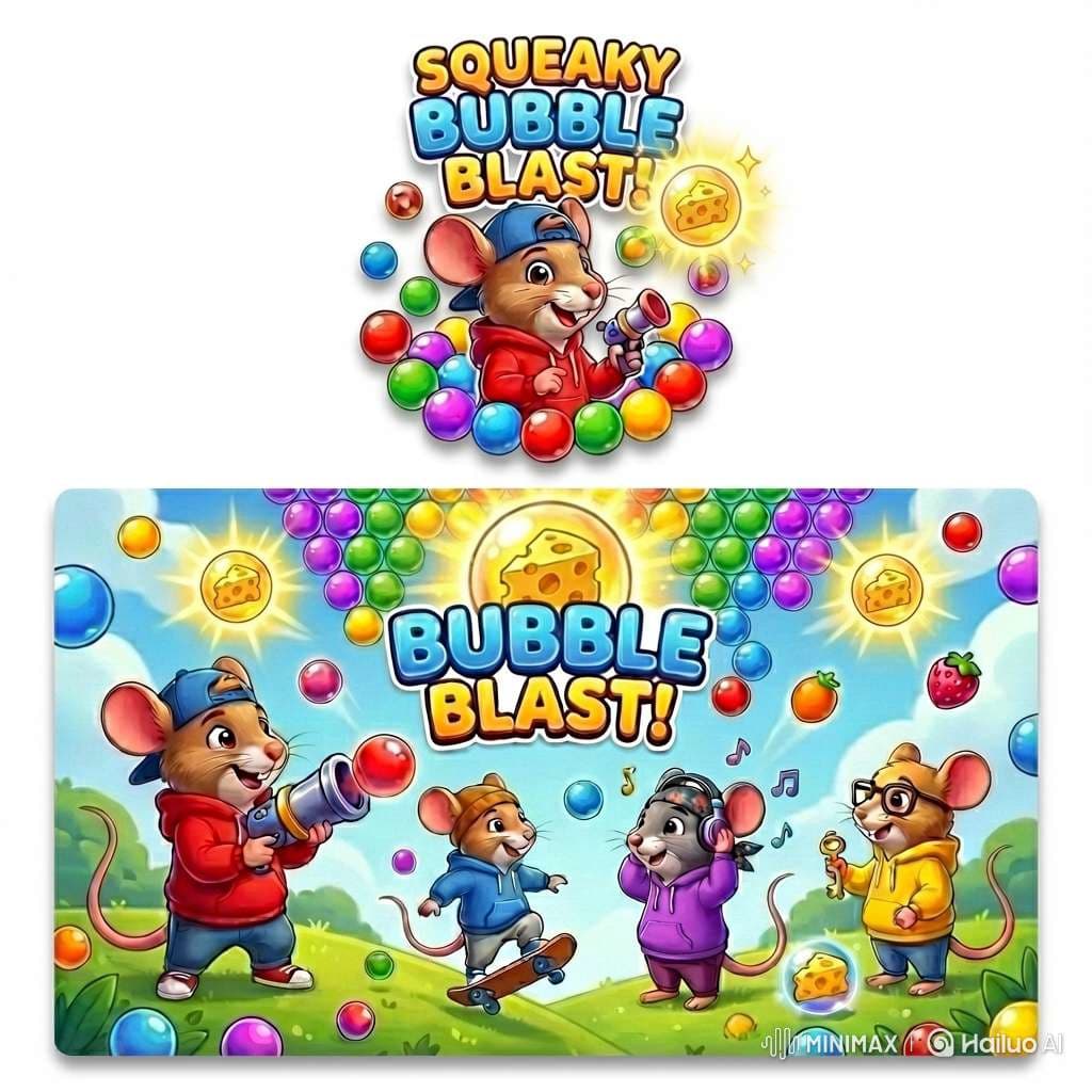 Squeaky Bubble Blast